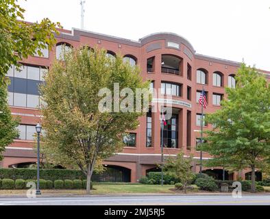 Fayetteville, Arkansas, États-Unis - 16 octobre 2022 : le palais de justice du comté de Washington Banque D'Images