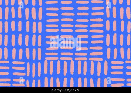 Motif à rayures, vecteur de fond vintage en tissu bleu Illustration de Vecteur