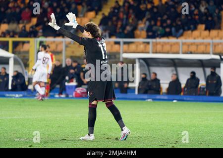 Via Del Mare stade, Lecce, Italie, 27 janvier 2023, Guillermo Ochoa (US Salernitana 1919) pendant US Lecce vs US Salernitana - italian soccer série A Match Credit: Live Media Publishing Group/Alay Live News Banque D'Images