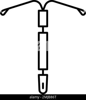 Naissance, contraception, icône vecteur de contrôle sur fond transparent. Outline Birth, contraception, Control Vector Icon Illustration de Vecteur