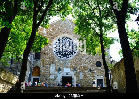 Cathédrale de San Giusto Martyre à Trieste Italie Banque D'Images