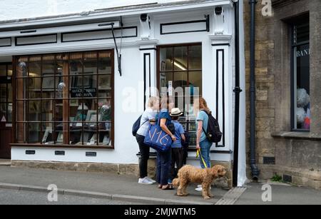 Bruton, Somerset - vues estivales tranquilles d'une ville anglaise historique Banque D'Images