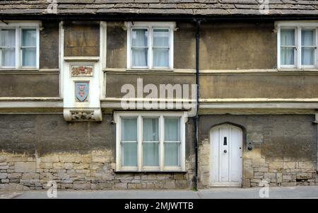 Vue sur la rue Bruton avec de beaux bâtiments anciens Banque D'Images