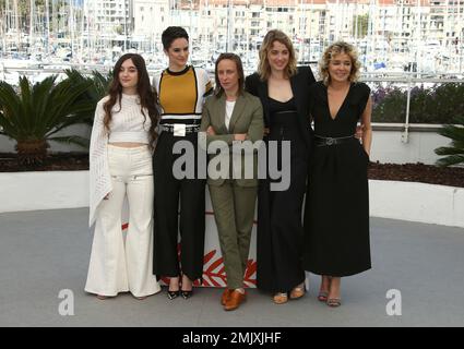 Noemie Merlant pose at the Portrait de la jeune fille en Feu Photocall as  part of the 12th Angouleme Film Festival in Angouleme, France on August 22,  2019. Photo by Jerome Domine/ABACAPRESS.COM