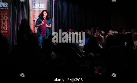 Ben Van Der Velde, Joker Comedy Club, Southend, Essex © Clarissa Debenham / Alamy Banque D'Images