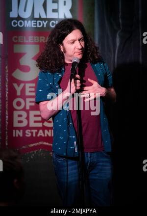 Ben Van Der Velde, Joker Comedy Club, Southend, Essex © Clarissa Debenham / Alamy Banque D'Images