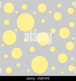 Texture abstraite de l'arrière-plan de différentes couleurs dans des tons de jaune tendance sur fond gris. Confettis. Idéal pour le lettrage, le Web ou le papier peint, l'affiche, la carte, la brochure, circulaire, étiquette ou étiquette de prix. EPS Illustration de Vecteur