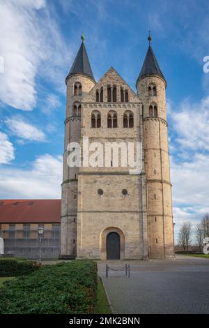 Église monastère (Kloster Unser Lieben Frauen) - Magdebourg, Saxe-Anhalt, Allemagne Banque D'Images