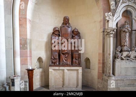 Mémorial de Magdeburg (Magdeburger Ehrenmal) par Ernst Barlach à la cathédrale intérieure de Magdeburg - Magdeburg, Allemagne Banque D'Images