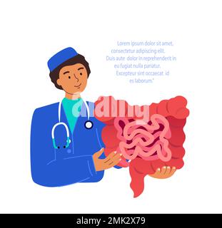 Médecin gastro-entérologue recherche tractus gastro-intestinal,intestins,Guts,intestin.douleur diagnostic consultation.Hôpital médical.Insur médical Banque D'Images