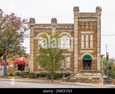 Fayetteville, Arkansas, États-Unis - 16 octobre 2022 : la prison historique du comté de Washington Banque D'Images