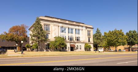 Vallée de Pauls, Oklahoma, États-Unis - 19 octobre 2022 : le palais de justice du comté de Garvin Banque D'Images