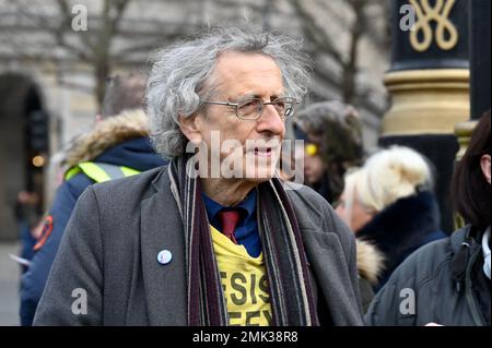 Londres, Royaume-Uni. Piers Corbyn. Protestation contre le projet d'expansion des zones ULEZ de Londres par le maire Sadiq Khan. Crédit : michael melia/Alay Live News Banque D'Images