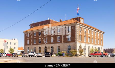 Bartlesville, Oklahoma, États-Unis - 18 octobre 2022 : le palais de justice du comté de Washington Banque D'Images