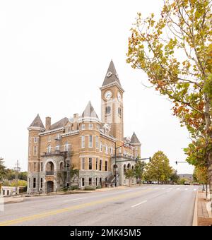 Fayetteville, Arkansas, États-Unis - 16 octobre 2022 : l'ancien palais de justice du comté de Washington Banque D'Images