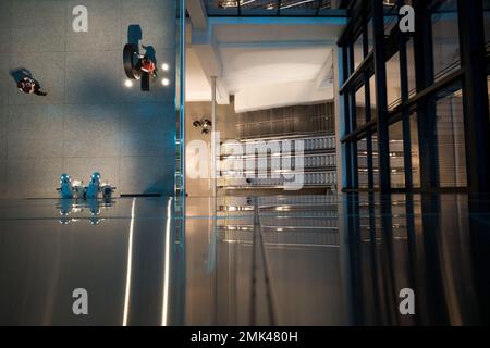 Seattle, États-Unis. 27th janvier 2023. Le public ouvre le nouveau sommet du centre de congrès de Seattle. Banque D'Images