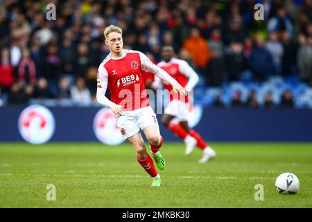 Hillsborough Stadium, Sheffield, Angleterre - 28th janvier 2023 Paddy Lane (11) de Fleetwood Town - pendant le match Sheffield mercredi v Fleetwood Town, Emirates FA Cup, 2022/23, Hillsborough Stadium, Sheffield, Angleterre - 28th janvier 2023 crédit: Arthur Haigh/WhiteRosePhotos/Alay Live News Banque D'Images