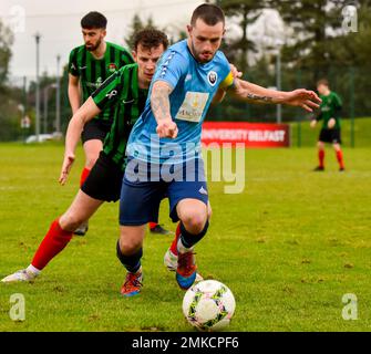 PSNI FC contre Portstewart FC, Lough 41 Premier Intermediate League, samedi 28th janvier 2023, The Dub, Belfast, Irlande du Nord Banque D'Images