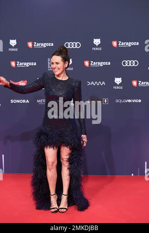 Saragosse. Espagne. 20230128, Itziar Ituno assiste aux Feroz Awards 2023 - tapis rouge à l'Auditorium sur 28 janvier 2023 à Saragosse, Espagne crédit: MPG/Alamy Live News Banque D'Images