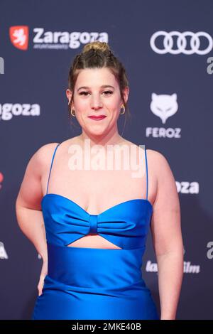 28 janvier 2023, Saragosse, Aragon, Espagne: Angela Cervantes assiste aux Feroz Awards 2023 - tapis rouge à l'Auditorium sur 28 janvier 2023 à Saragosse, Espagne (Credit image: © Jack Abuin/ZUMA Press Wire) USAGE ÉDITORIAL SEULEMENT! Non destiné À un usage commercial ! Banque D'Images