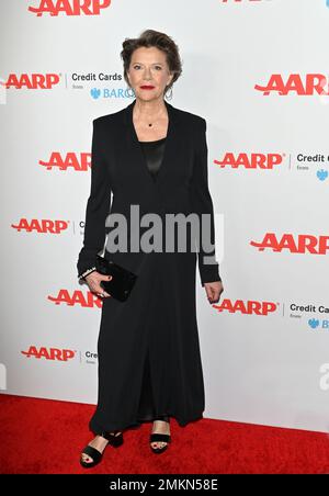 Los Angeles, États-Unis. 28th janvier 2023. Annette Bening au cinéma AARP pour les Grownups Awards à l'hôtel Beverly Wilshire. Crédit photo : Paul Smith/Alamy Live News Banque D'Images