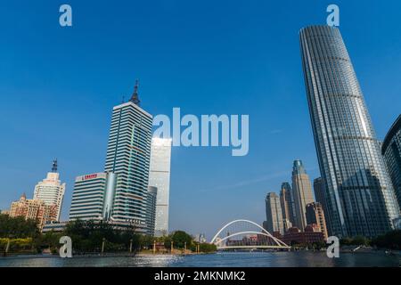 Ville de Tianjin Banque D'Images