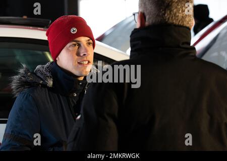 DUFAS Bryan (FR), RX EVOLUTION, portrait lors du Clio Ice Trophy 2023 2023 - GSeries G2 sur le circuit Andorre - pas de la Casa, on 28 janvier 2023 à Encamp, Andorre - photo Damien Doumergue / DPPI Banque D'Images