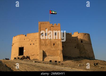 Old Fort, Fujairah, Émirats Arabes Unis Banque D'Images