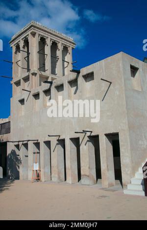 Musée national de Ras Al Khaimah (RAK) (historiquement Jullfar) est la plus grande ville et capitale de l'émirat de Ras Al Khaimah, Émirats arabes Unis. Banque D'Images