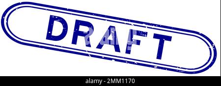 Grillage de joint en caoutchouc bleu à l'état de brouillon sur fond blanc Illustration de Vecteur