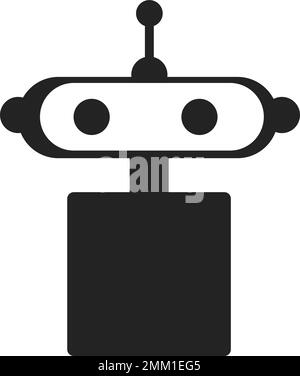 Logo Chatbot avec tête robot ChatGPT. Icône Chatbot Intelligence artificielle OpenAI. Icône ChatGPT OpenAI, intelligence artificielle Smart ai Virtual Smart Illustration de Vecteur