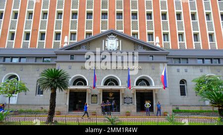 Palacio del Gobernador est un bâtiment du gouvernement situé à Intramuros, Manille, Philippines Banque D'Images