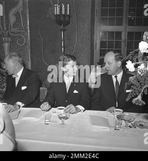 Anniversaire du roi Gustaf VI Adolf 80th 1962. Carl XVI Gustaf Banque D'Images