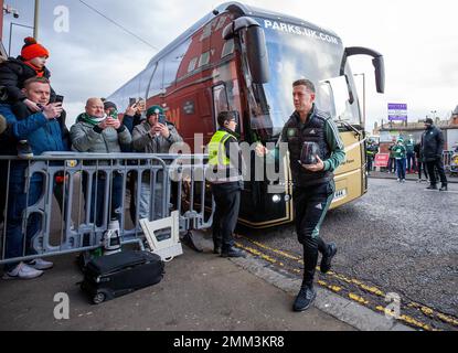 Dundee, Écosse, Royaume-Uni. 29th janvier 2023 ; Tannadice Park, Dundee, Écosse : Scottish Premiership football, Dundee United versus Celtic ; Callum McGregor of Celtic Credit : action plus Sports Images/Alay Live News Banque D'Images