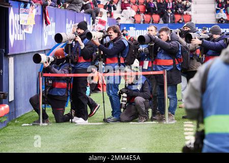 Pampelune, Espagne. 29th janvier 2023. 29 janvier 2023 ; stade El Sadar ; Pampelune ; Navarre ; Espagne ; Primera Division; la Liga Santander 2022 - 2023; Osasuna vs Atletico de Madrid 900/Cormon Press Credit: CORMON PRESS/Alay Live News Banque D'Images