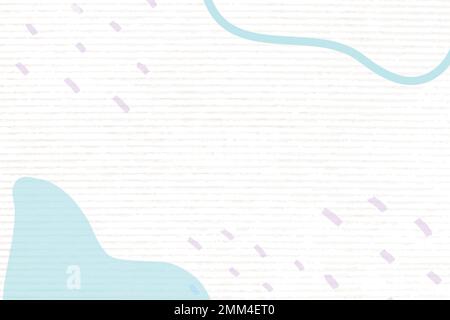 Abstrait bleu memphis arrière-plan, couleur pastel design vecteur Illustration de Vecteur