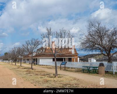 Parc national historique de fort Verde, Camp Verde, Arizona. Banque D'Images