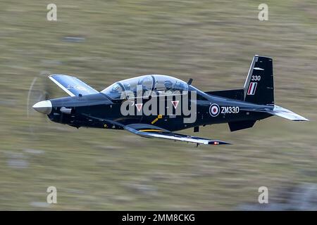 Boucle de Mach Texan RAF Banque D'Images