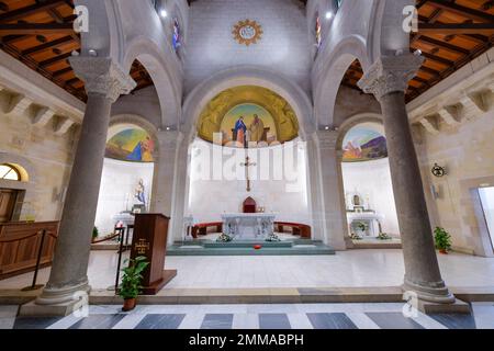 L'église St Joseph de Nazareth, Israël Banque D'Images