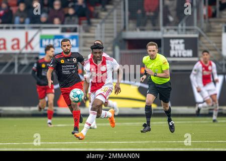 ROTTERDAM, PAYS-BAS - JANVIER 29 : Mohammed Kudus d'Ajax lors du match néerlandais entre l'Excelsior Rotterdam et Ajax au stade Van Donge & de Roo sur 29 janvier 2022 à Rotterdam, pays-Bas (photo de Peter van der Klooster/Alay Live News) Banque D'Images