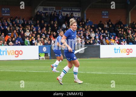 Londres, Royaume-Uni. 29th janvier 2023. Kingsmeadow Stadium, Londres, 29 janvier 2023 Captain Millie Bright (CHE, 4) lors de la partie 4th de la Vitality FA Cup à Kingsmeadow, 2023 entre Chelsea et Liverpool. (Bettina Weissensteiner/SPP) crédit: SPP Sport presse photo. /Alamy Live News Banque D'Images