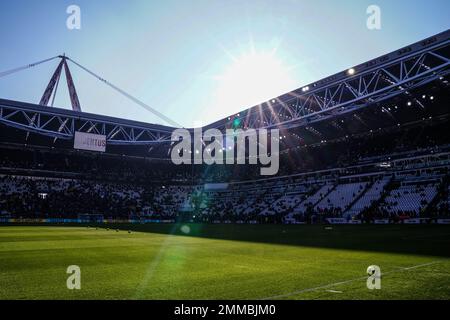 Turin, Italie. 29th janvier 2023. Allianz Stadium pendant le championnat italien série Un match de football entre Juventus FC et AC Monza sur 29 janvier 2023 au stade Allianz de Turin, Italie - photo Morgese-Rossini/DPPI crédit: DPPI Media/Alay Live News Banque D'Images