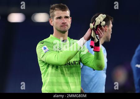 Rome, . 29th janvier 2023. Rome, Italie 29,1.2023: En action pendant la série Un match de football, jour 20, entre SS Lazio vs ACF Fiorentina au Stadio Olimpico sur 29 janvier 2023 à Rome, Italie. Crédit : Agence photo indépendante/Alamy Live News Banque D'Images