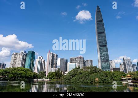 Shenzhen Xin Zhou 100 Banque D'Images