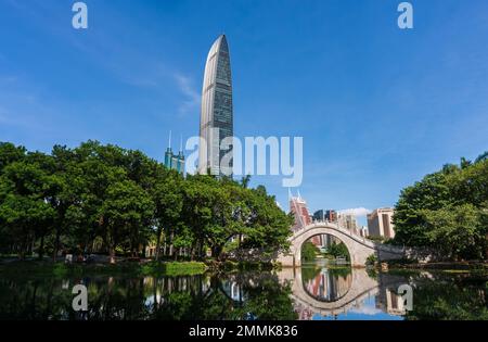 Shenzhen Xin Zhou 100 Banque D'Images