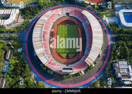 Vue sur le centre sportif de tianhe Banque D'Images