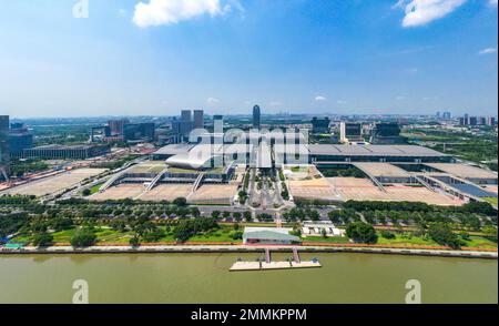 Centre d'exposition de Guangzhou Banque D'Images