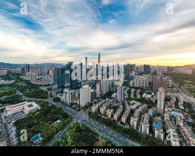 La ville de Shenzhen Banque D'Images