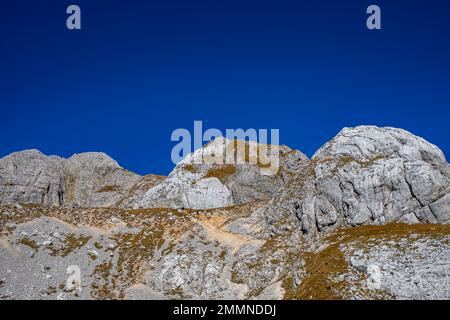 Randonnée Križ - Stenar - Bovški gamsovec, alpes juliennes, Slovénie Banque D'Images