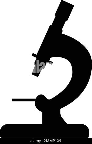 logo de microscope modèle vektor Illustration de Vecteur